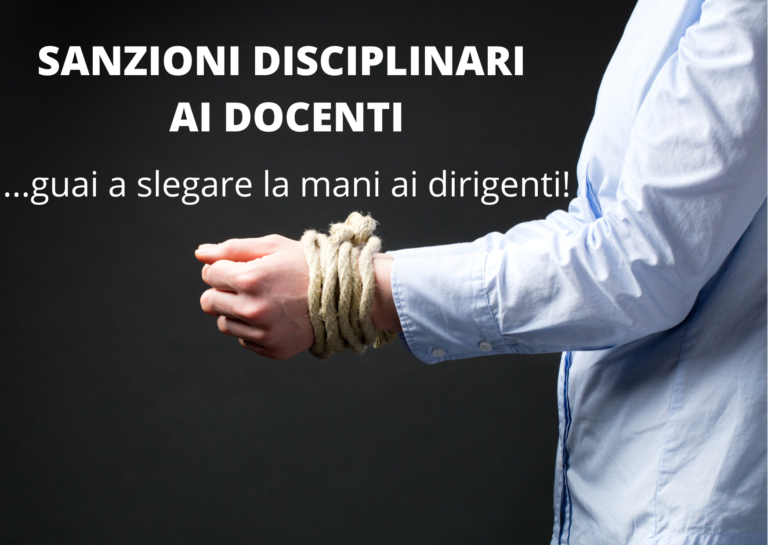 Dopo Quante Note Disciplinari Si Viene Sospesi SANZIONI DISCIPLINARI: I DOCENTI NON SI TOCCANO! - Dirigentiscuola